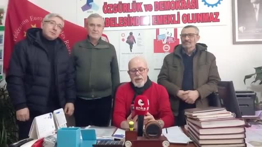 DİSK Emekli- Sen Samsun Şube Başkanı Kutlu: "Bu düzen bizden aldıklarıyla bayram edenlerin düzenidir"