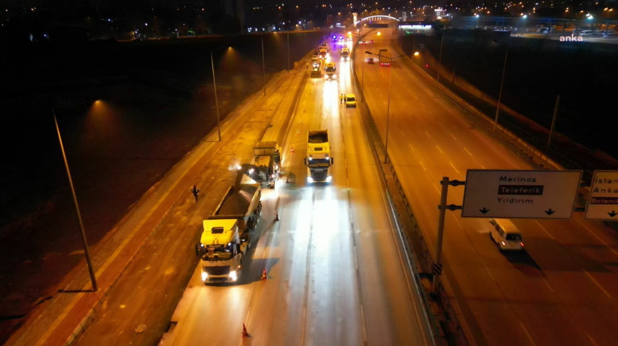 Bursa Büyükşehir Belediyesi, trafiği rahatlatacak çalışmada ilk etabı tamamladı