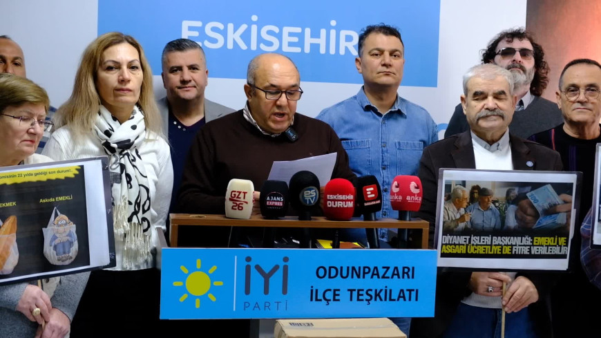 İYİ Parti Odunpazarı İlçe Başkanı Gürol Yer: “Askıda ekmek, askıda yemek derken iş askıda insanlığa geldi”