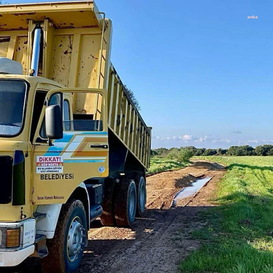 Didim’de yol yapım çalışmaları sürüyor