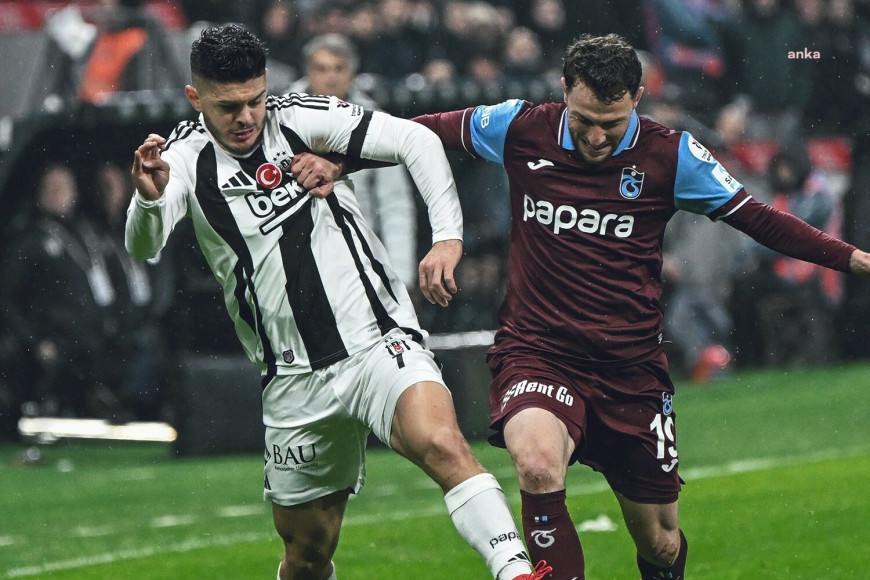 Beşiktaş sahasında Trabzonspor’u 2-1 mağlup etti