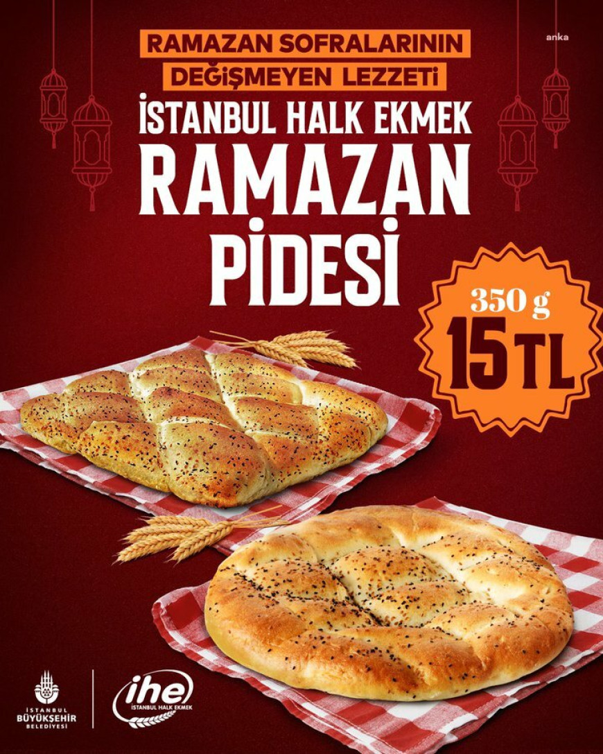 Ekrem İmamoğlu: 350 gram Ramazan Pidesi bu yıl 15 lira   