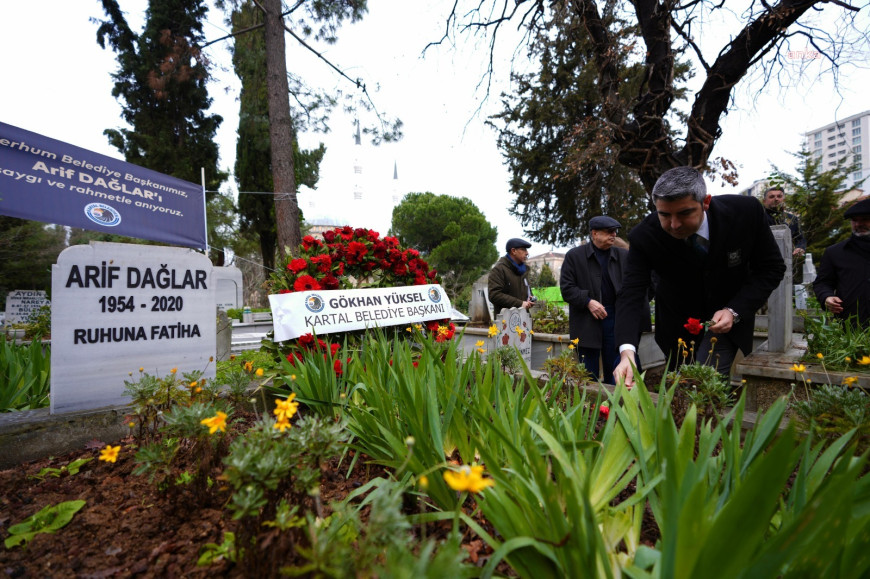 Kartal Belediyesi eski Belediye Başkanı Arif Dağlar için anma töreni düzenledi