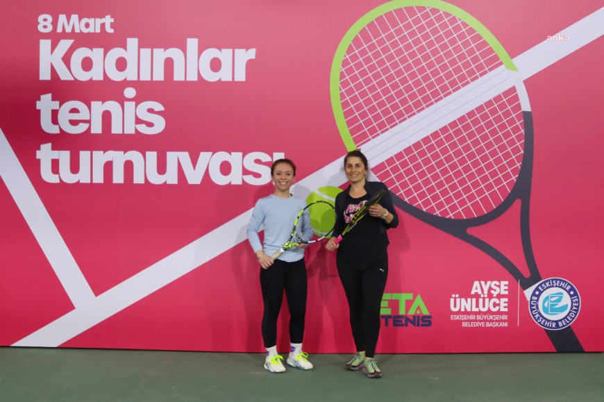 Eskişehir Büyükşehir Belediyesi’nden Dünya Kadınlar Günü’ne özel tenis turnuvası