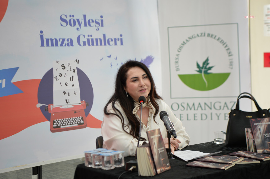 Osmangazili edebiyatseverler, şair Zeynep Demir ile buluştu