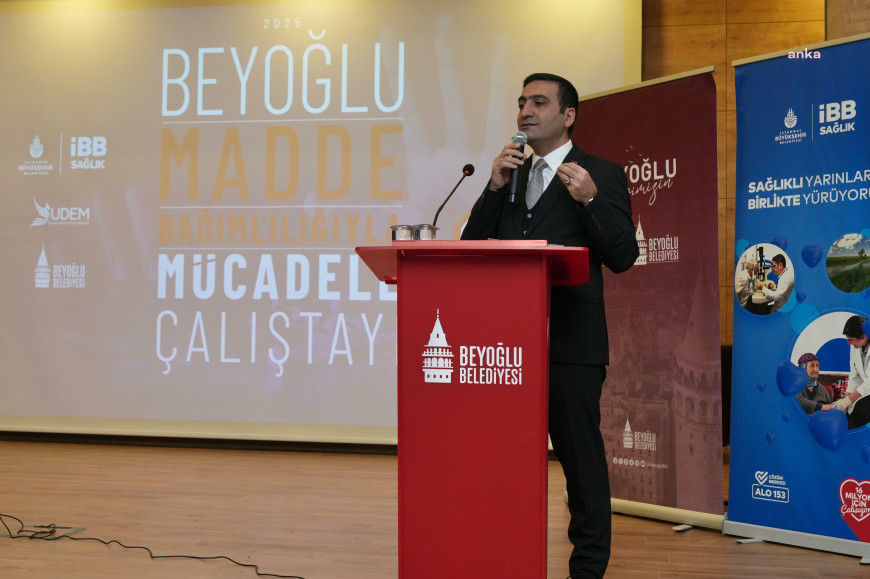 İBB ve Beyoğlu Belediyesi, "Madde Bağımlılığıyla Mücadele Çalıştayı" düzenledi 