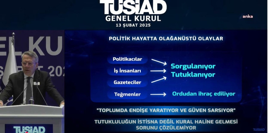 TUSİAD soruşturması... İstanbul Cumhuriyet Başsavcılığı: Aras ve Turhan'ın Başsavcılığımızda hazır bulundurulması için polise talimat verilmiştir