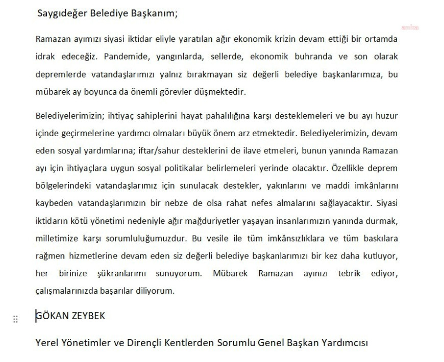 CHP Genel Başkan Yardımcısı Zeybek: Ağır mağduriyetler yaşayan insanlarımızın yanında durmak, milletimize karşı sorumluluğumuzdur