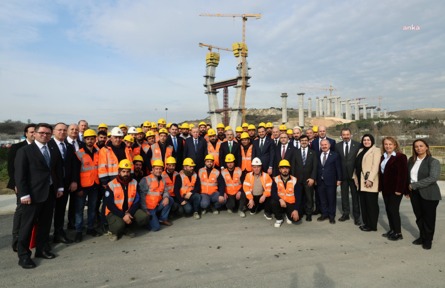 Cumhurbaşkanı Erdoğan, Başakşehir-Nakkaştepe Otoyolu şantiyesini ziyaret etti