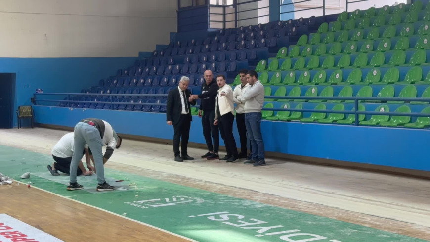 Bodrum'da Binnaz Karakaya Spor Salonu'nda bakım onarım çalışmaları tamamlandı