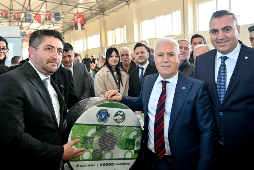 Bursa Büyükşehir Belediyesi, Tarım Plast Fabrikası’nın ilk ürünlerini çiftçiye dağıtacak