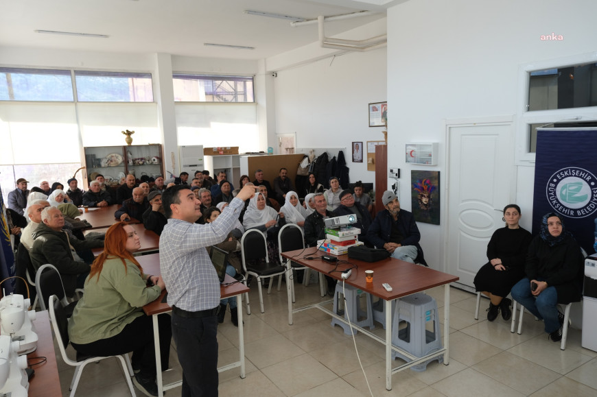 Eskişehir'de üreticilere yönelik “Zeytin Hastalıkları ve Zararları” eğitimi düzenlendi