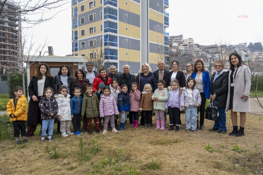 Fidanlar toprakla buluşturuldu: Karşıyakalı miniklerle çevre dostu etkinlik