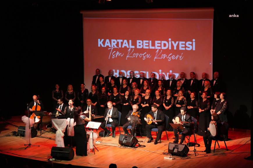 Kartal Belediyesi Türk Sanat Müziği Korosu’nun konseri, büyük beğeni topladı