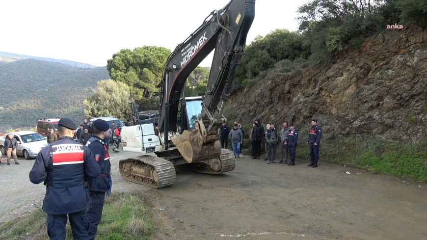 Gemlik Narlı’da kaçak yapı yıkım işlemine hava muhalefeti