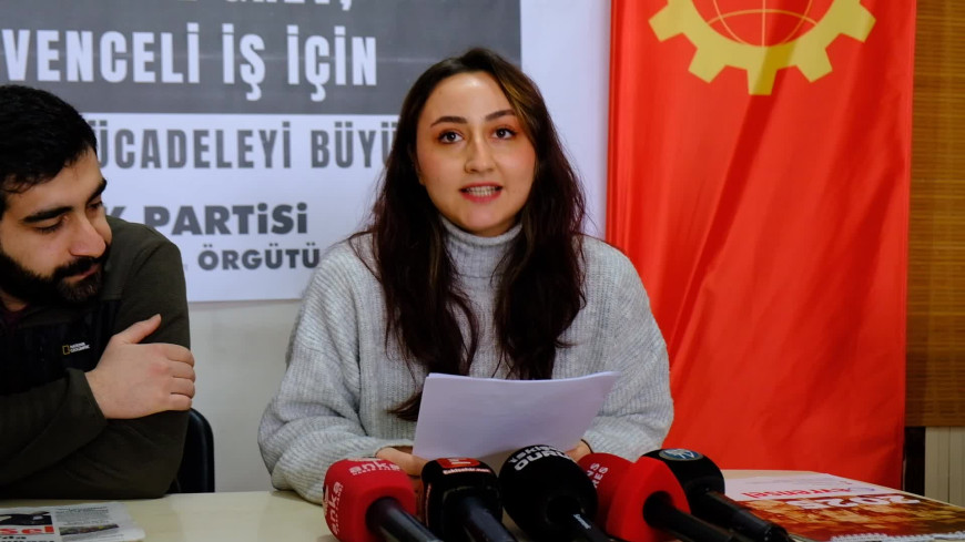 EMEP Eskişehir İl Başkanı Ceren Kökoğlu: “AKP iktidarları 2003-2024 yılları arasında milli güvenliği bozduğu gerekçesiyle 22 grevi yasakladı”