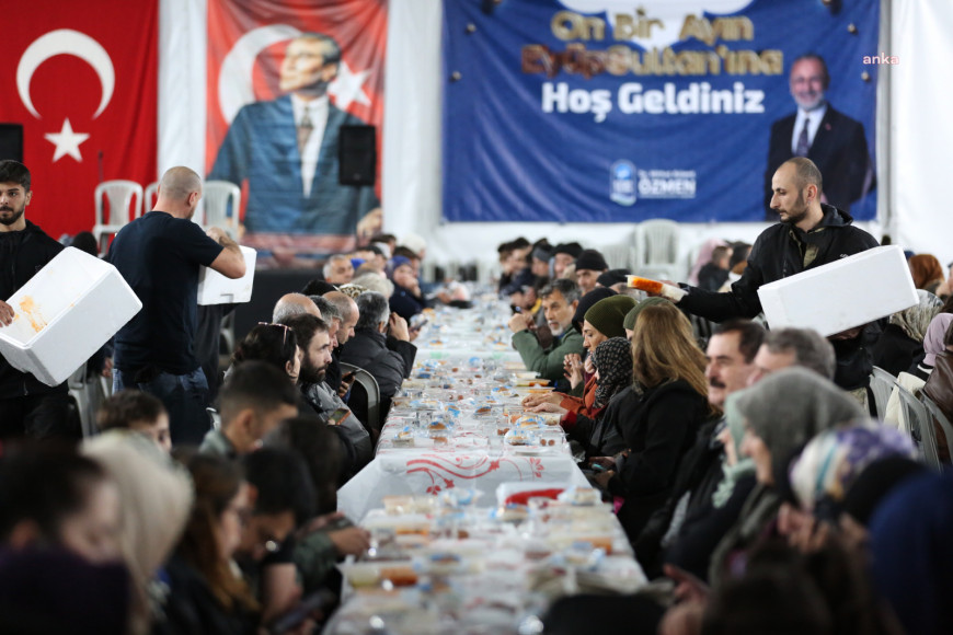 Eyüpsultan'da her gün bin kişilik iftar yemeği veriliyor