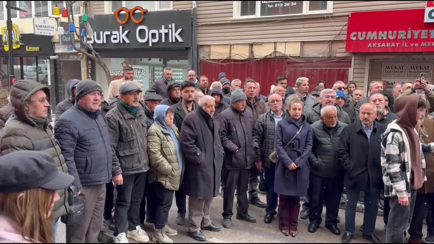 CHP'den yurt çapında protesto... Aksaray İl Başkanlığı: “Ekrem İmamoğlu milletimize emanettir, kumpaslara boyun eğmiyoruz"