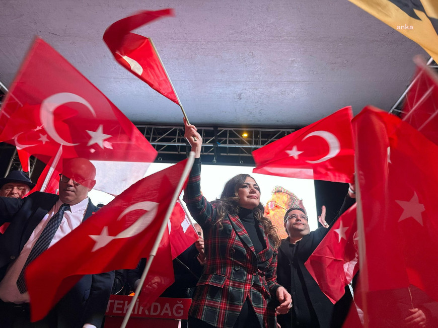 Ekrem İmamoğlu'nun gözaltına alınması Tekirdağ'da protesto edildi... Candan Yüceer, "Millet iradesi ve aydınlık yarınlar için mücadelemizi büyüteceğiz"