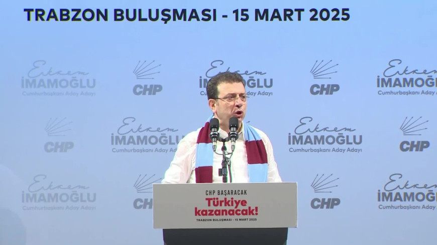 İmamoğlu Trabzon'da....“Varlığımla da icraatımla da sizi korkutuyorum, korkutmaya devam edeceğim"