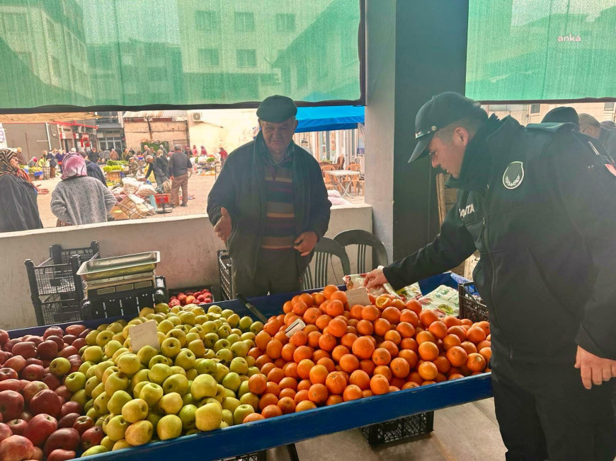 Çine Belediyesi ekipleri, pazar yerlerini denetledi