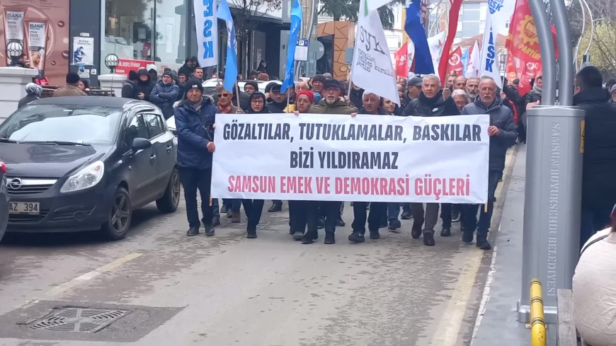 Ekrem İmamoğlu'na destek yürüyüşü... CHP Samsun İl Başkanı Mehmet Özdağ: "Şimdi ülkenin tepesine çöken bu rejime karşı topyekûn mücadele günüdür"