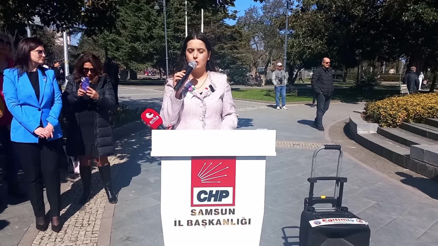 CHP Samsun İl Kadın Kolları ve ADD Samsun Şubesi'nden Kadınlar Günü mesajı: "Daha adil, eşit ve şiddetsiz bir dünya için mücadele etmeye devam etmeliyiz"