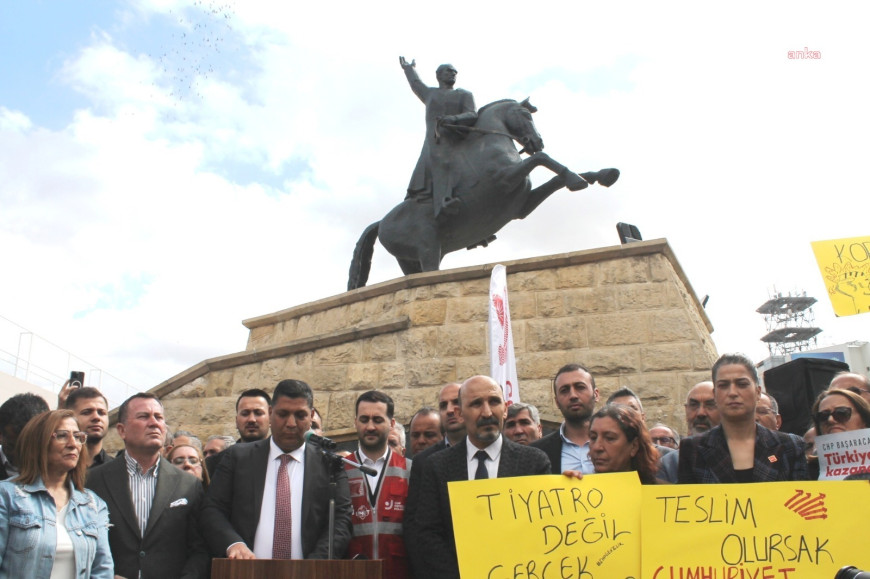 CHP'den yurt çapında protesto... Gaziantep İl Başkanlığı: "Ülkeyi kendi iktidarları için rehin almak istiyorlar"