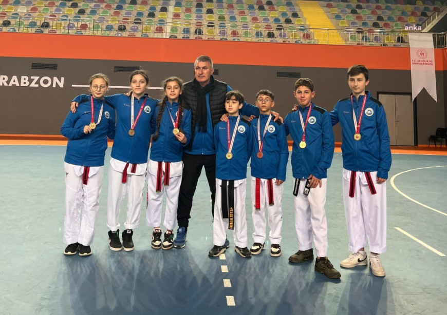 Ortahisar Belediyesi taekwondo sporcularından 6 birincilik 