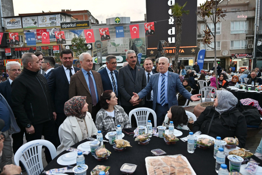 Bursa Büyükşehir Belediyesi'nden Mustafakemalpaşa’da 3 bin kişilik iftar programı