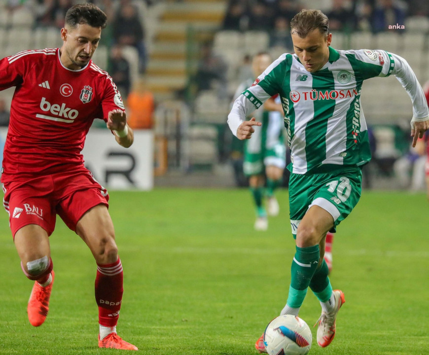 Konyaspor konuk ettiği Beşiktaş’ı 1-0 mağlup etti