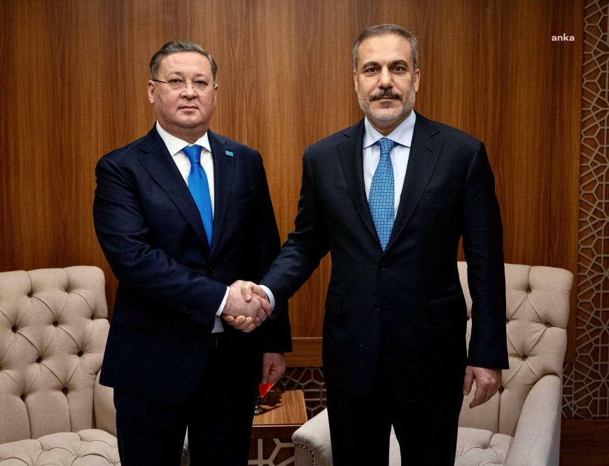Dışişleri Bakanı Fidan, Kazakistan Başbakan Yardımcısı ve Dışişleri Bakanı Nurtleu ile görüştü