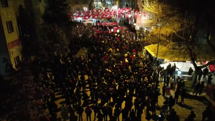 Ekrem İmamoğlu'nun gözaltına alınması Kırşehir'de protesto edildi