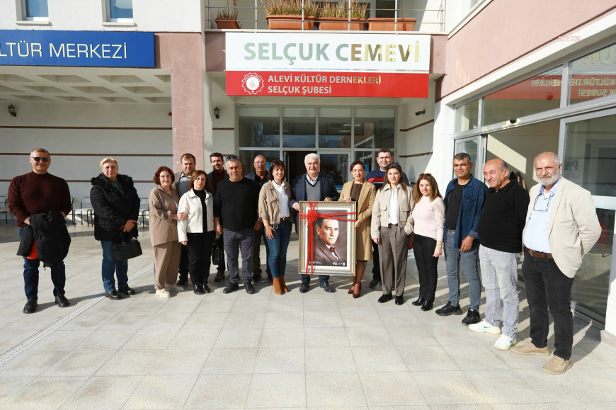 Başkan Filiz Ceritoğlu Sengel, Alevi Kültür Dernekleri Selçuk Şubesi’ni ziyaret etti