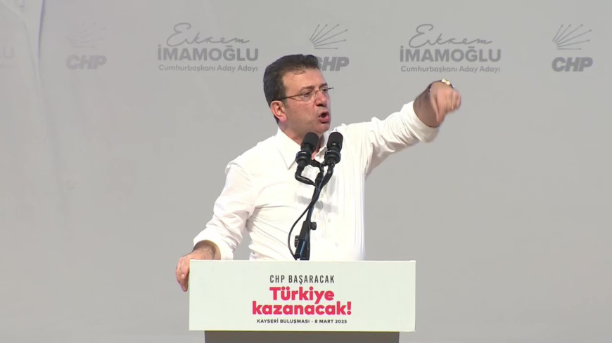 İmamoğlu ön seçim çalışmaları için Kayseri'de... İmamoğlu'ndan Erdoğan'a: "Bu millete yenilgiyi öğretemeyeceksin. Seni yenmeye devam edeceğiz"