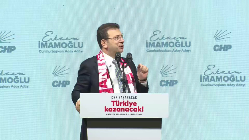 Ekrem İmamoğlu ön seçim çalışmaları için Antalya'da: "Biz bu memlekete, özgürlüğü ve demokrasiyi herkese yayılsın diye çıktık"