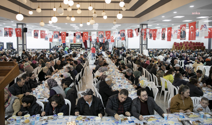 Mersin Büyükşehir Belediyesi’nden Aydıncık’ta iftar programı 