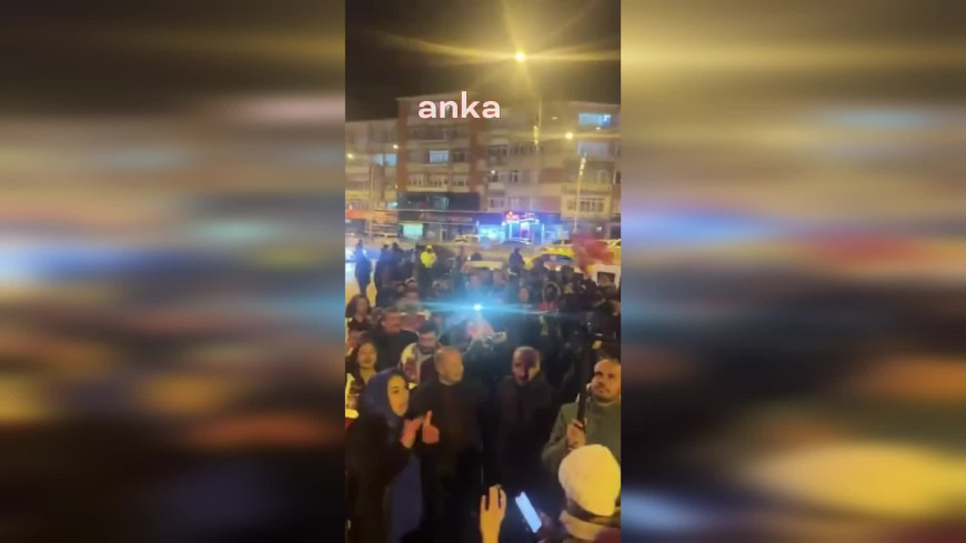 Erzurum'da Ekrem İmamoğlu'nun gözaltına alınmasına protesto