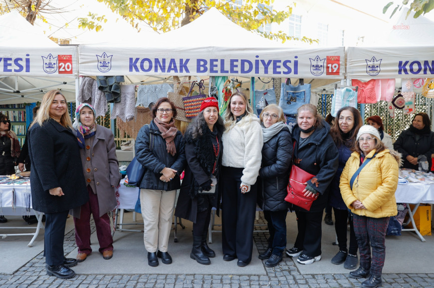 Konak’ta Kadınlar Günü dayanışması