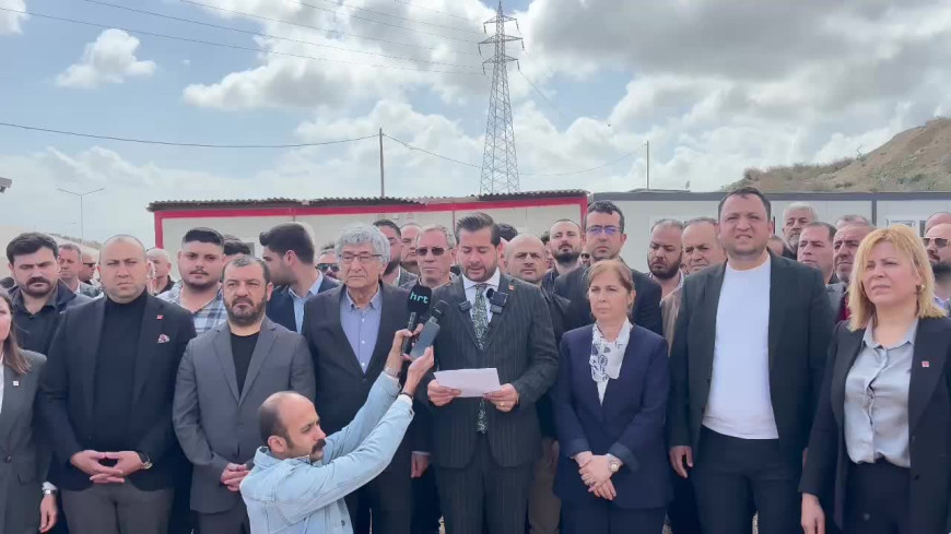 CHP'den yurt çapında protesto... CHP Hatay İl Örgütü: "İmamoğlu'nun gözaltına alınması millete topyekun bir saldırıdır"