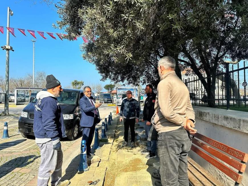 Bandırma Belediye Başkanı Mirza, ilçede devam eden çalışmaları yerinde inceledi