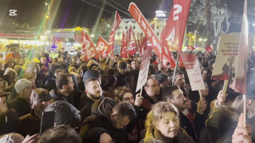 CHP'den yurt çapında protesto... İmamoğlu’nun gözaltına alınması Bursa’da protesto edildi