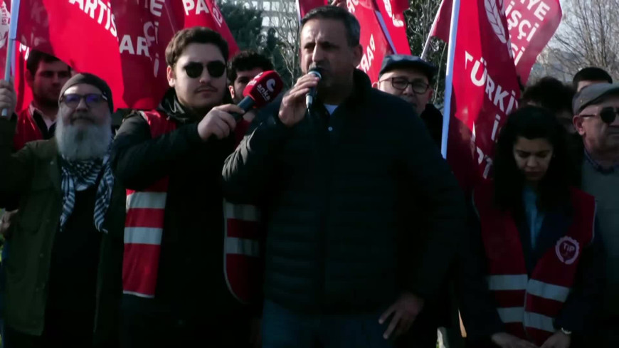 TİP İstanbul İl Örgütü, Suriye'de yaşanan katliamları protesto etti: "Uluslararası kamuoyunu ses vermeye çağırıyoruz"