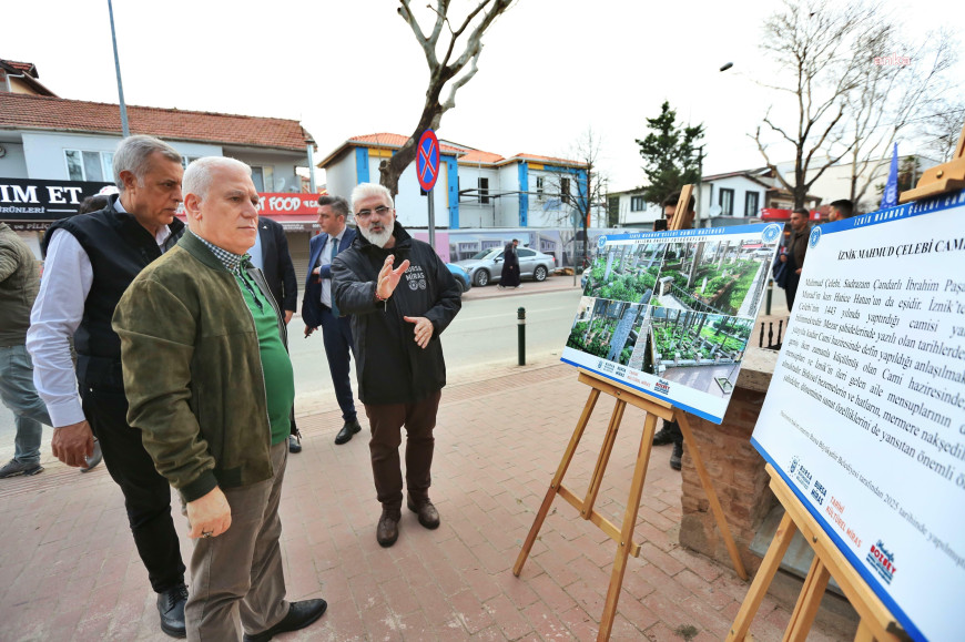 Bursa Büyükşehir Belediyesi, İznik Mahmud Çelebi Camii haziresinde bakım ve onarım çalışmalarını tamamladı