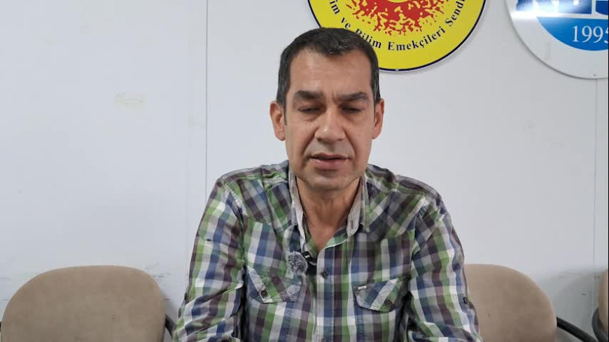 Eğitim- Sen Hatay Şube Başkan Özgür Tıraş: "Proje okulları atamaları siyasi sadakat kriteriyle yapılıyor"