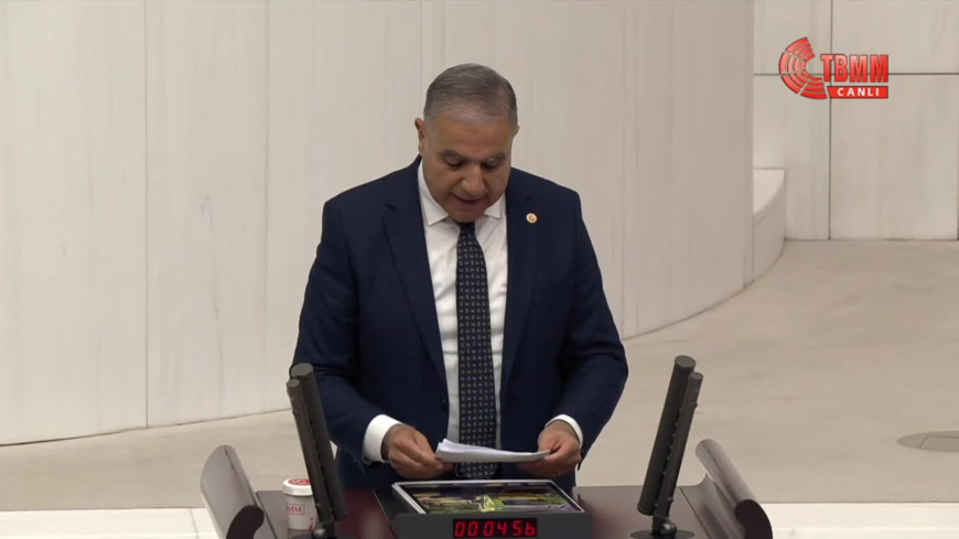TBMM Genel Kurulu...Güzelmansur'dan Hatay'da ''acele kamulaştırma kararlarına'' tepki: "Onlara ikinci bir depremi neden yaşatıyorsunuz?"