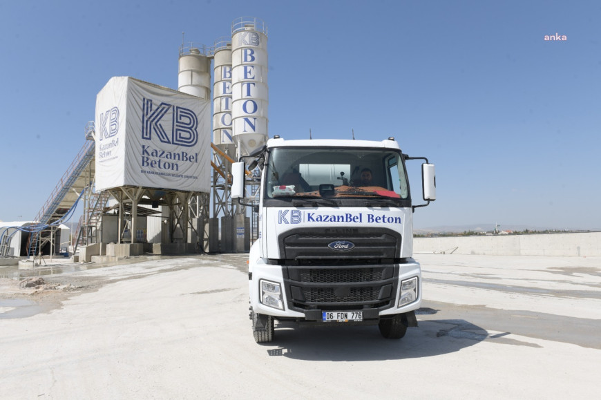 Kahramankazan Belediyesi'ne bağlı KazanBel Beton, araç filosunu güçlendiriyor