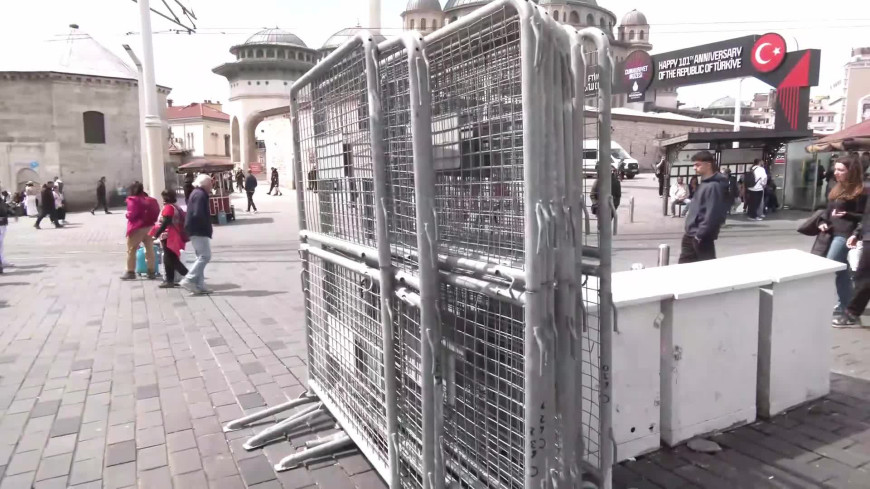 1 Mayıs öncesi Taksim'de yine bariyerli abluka