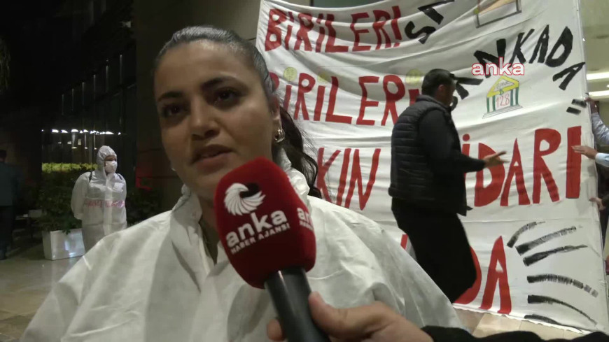 Tutuklu öğrenciler için Mersin'de protesto: "Birileri Saray'da, birileri bankada, halkın iktidarı parmaklıkların ardında"