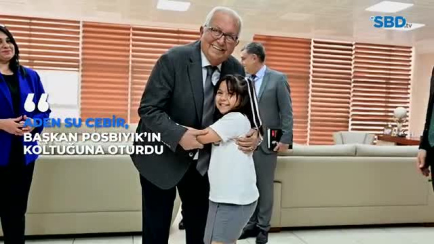 Karadeniz Ereğli Belediye Başkanı Posbıyık, koltuğunu ikinci sınıf öğrencisi Aden'e devretti